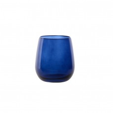 bicchiere colorato blu coprente